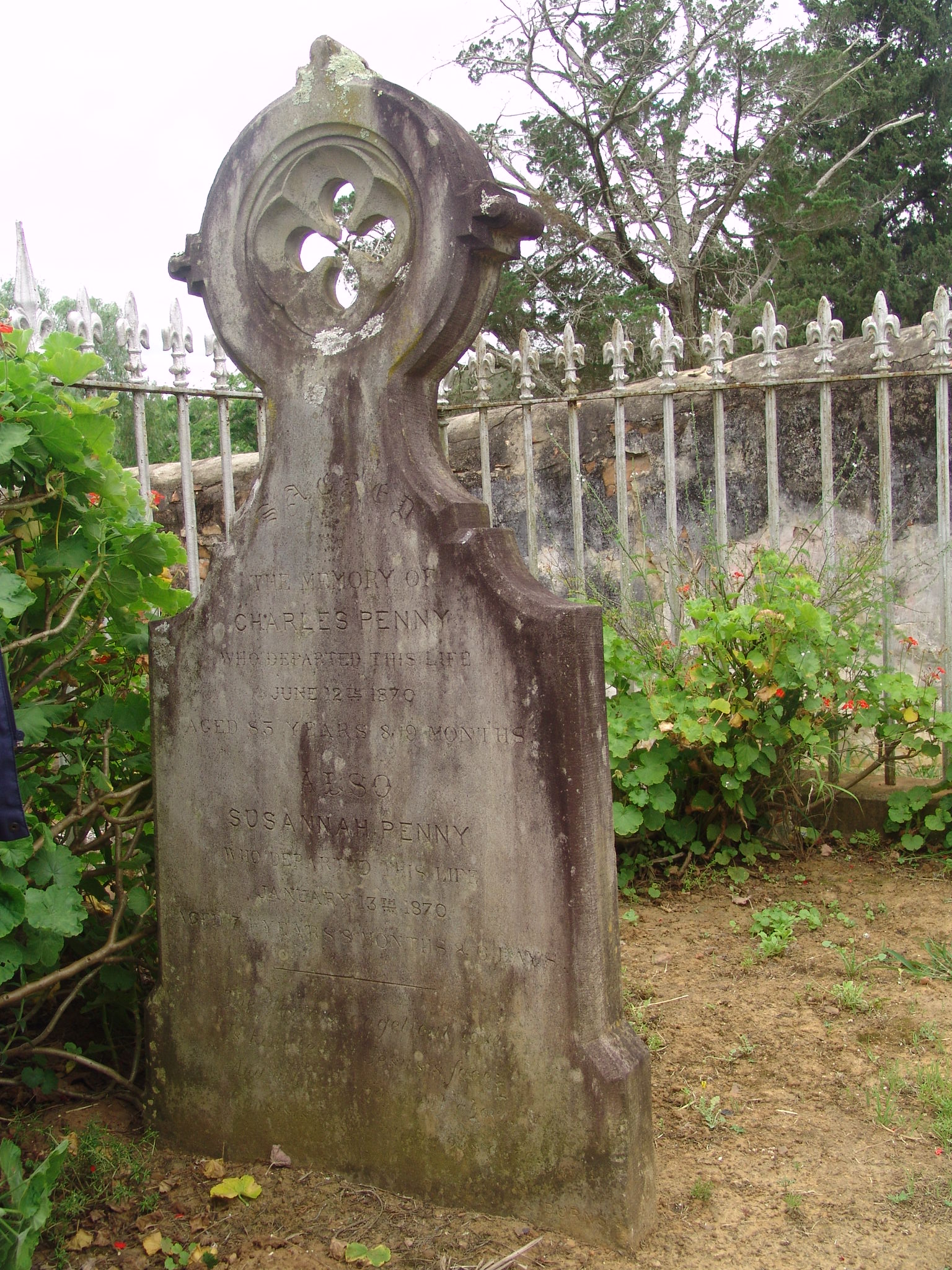 Grave of Charles and Susannah Penny