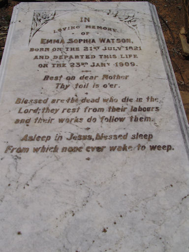 Emma Sophia Rudman (now Watson)