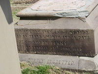 Grave of Susannah Fuller (now Penny)