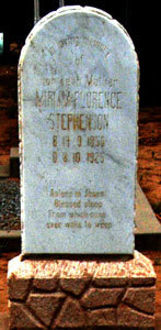 Grave of Miriam Florence Stephenson (nee Penny) Grave of Miriam Florence Stephenson (nee Penny)
