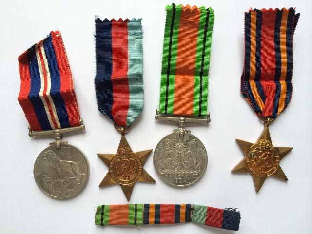 Medals of Raymond Albert Scott