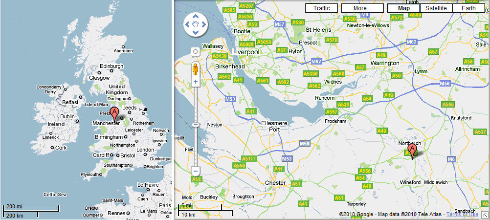 Davenham map
