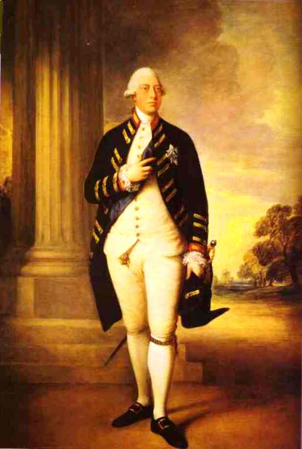 King George III by Thomas Gainsborough, 1781 King George III by Thomas Gainsborough, 1781