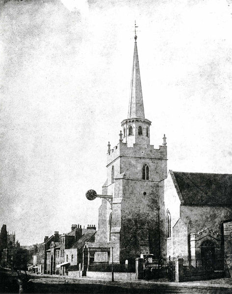 St Giles's Church, Reading, 1840-1849