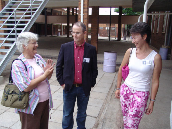 Brenda Cauldwell, Peter Freyberg, Alice Taylor (nee van Straaten)