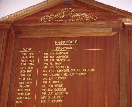Germiston High School Principals
