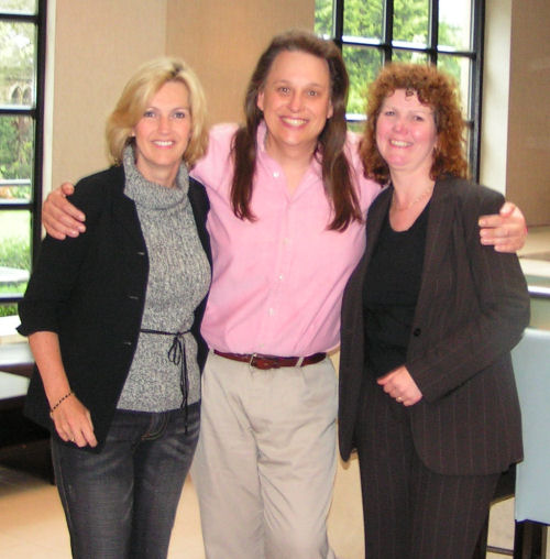 Hellen Davis (nee Cowie), Gail (was Graham) Harris, and Jackie Cowie