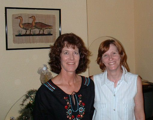 Lucinda Newby (nee de Jager) and Alison Sloane (nee Dring) Lucinda Newby (nee de Jager) and Alison Sloane (nee Dring)