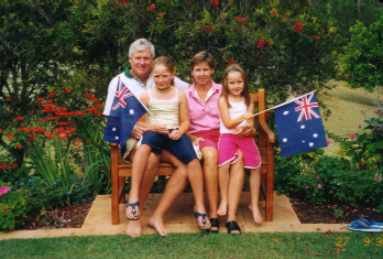 Wendy Charlton (nee Erwin) and family