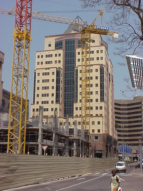 Foundation of Michelangelo Towers, Sandton