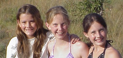 Sarah, Robyn, and Kelsey