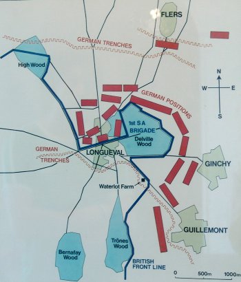 Delville Wood map Delville Wood