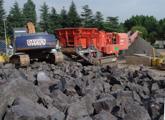 Crushing slag Crushing slag