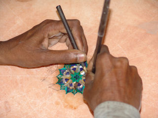 Inlaid marble work, Agra Inlaid marble work, Agra