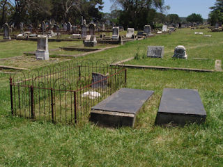 Graves of 1820 Settlers - Benjamin Rudman and Juliana Slater - in Uitenhage Cemetery Graves of 1820 Settlers - Benjamin Rudman and Juliana Slater - in Uitenhage Cemetery