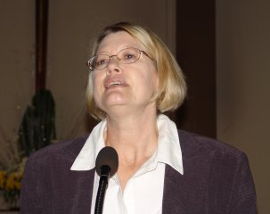 Pat Lucas - Marie Benson's funeral