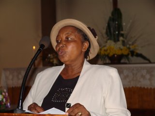 Marie Benson's funeral